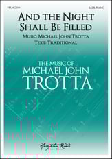 And the Night Shall Be Filled With Music SATB choral sheet music cover